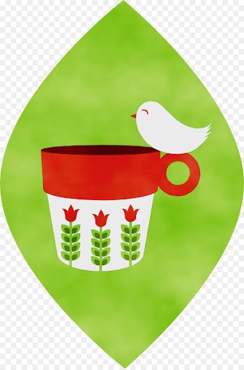 green bird