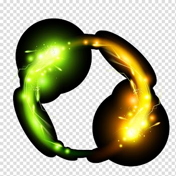 Green, black, and yellow light , Light Luminous efficacy, Light effect free transparent background PNG clipart