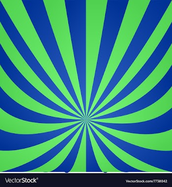 Green blue curved ray wallpaper background vector image