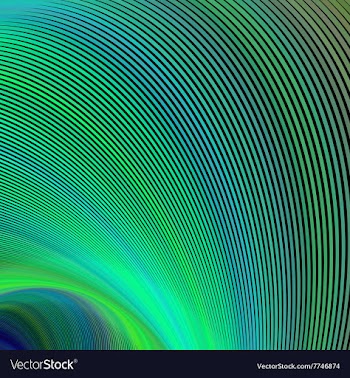 Green blue digital art design background vector image