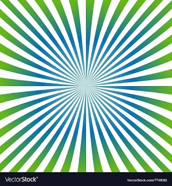Green blue ray design background vector image