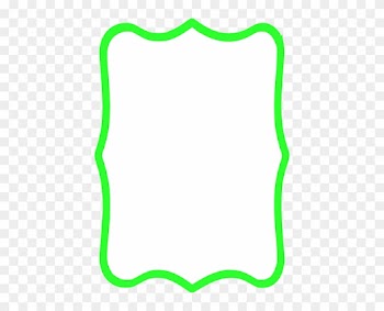 Green Border Clip Art - Neon Green Border Clipart