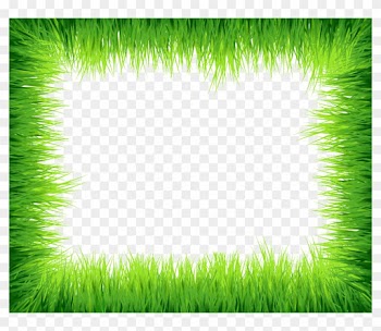 Green Border Frame Png Photos Png Mart - Green Grass Border