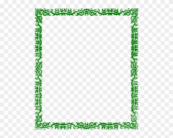 Green Borders - Border Line Design Green