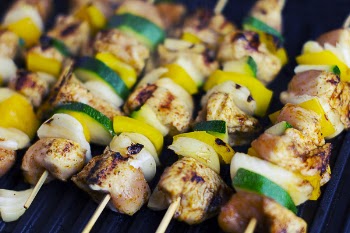 Green Brown and Black Bar B Q