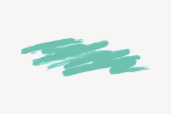 Green brush stroke collage element | Free Vector Illustration - rawpixel