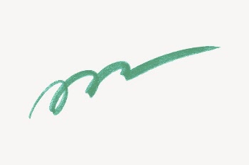Green brush stroke collage element | Free Vector Illustration - rawpixel