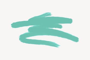 Green brush stroke collage element | Free Vector Illustration - rawpixel