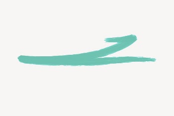 Green brush stroke collage element | Free Vector - rawpixel