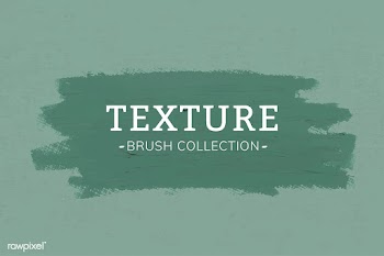 Green brush stroke texture | Free stock vector - 680993