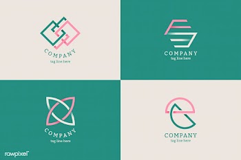 Green business logo set | Free stock vector - 581868