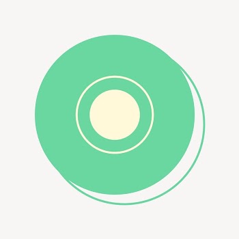 Green button collage element vector | Free Vector - rawpixel