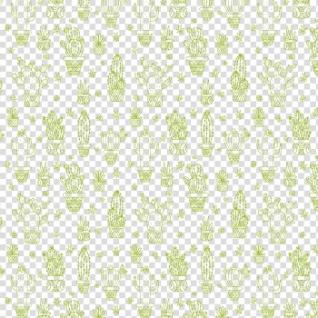 Green cactus art, Textile Green Pattern, Shading cactus transparent background PNG clipart