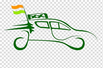 Green car abstract transparent background PNG clipart