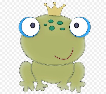green cartoon clip art frog smile