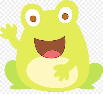 green cartoon frog true frog clip art
