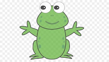 green cartoon hyla frog true frog