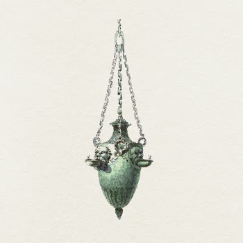 Green chandelier illustration  | Free Photo Illustration - rawpixel