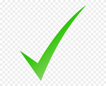 Green Check Mark Clip Art - List Style Image Png