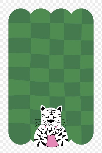 Green checkered png frame background | Free PNG Sticker - rawpixel
