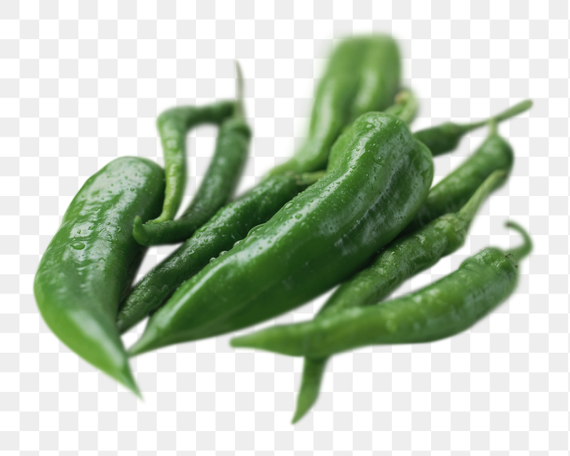 Green chilies png sticker, transparent | Free PNG - rawpixel