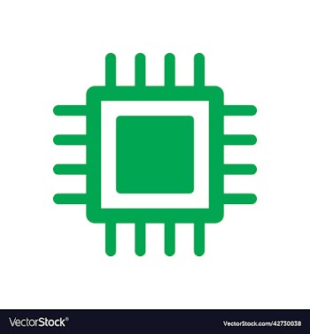 green chip icon or logo