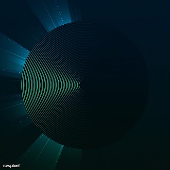 Green circle pattern background vector | Free stock vector - 535291