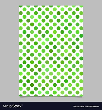Green circle pattern brochure background vector image