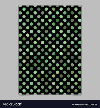 Green circle pattern brochure background vector image