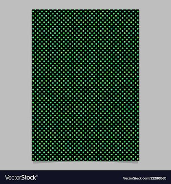 Green circle pattern brochure background vector image