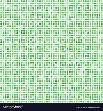 Green circle pixel mosaic background vector image