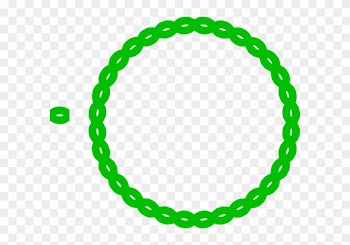 Green Circular Border Clip Art At Clker - Green Round Frame Png