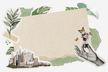 Green city frame background, environment | Free Photo - rawpixel