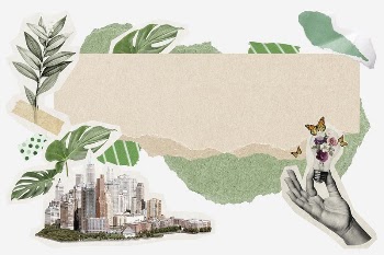 Green city frame background, environment | Free Photo - rawpixel