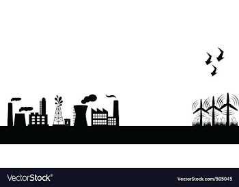 Green city vector image