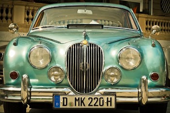 Green Classic Car
