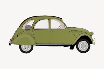Green classic car clipart, transportation | Free PSD - rawpixel