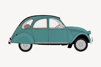 Green classic car illustration. Free | Free Photo - rawpixel
