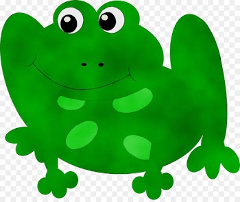 green clip art cartoon true frog leaf
