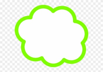 Green Cloud Clip Art - Clip Art