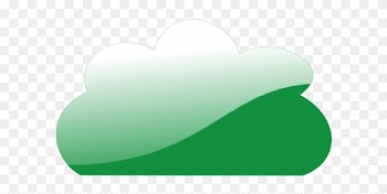 Green Cloud Cliparts - Green Cloud Vector