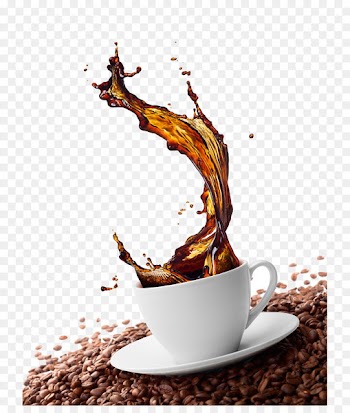 Green coffee Cappuccino Cafe Coffee bean - Coffee splash effect 