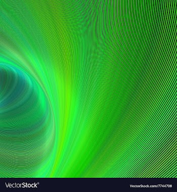 Green color abstract digital art background vector image