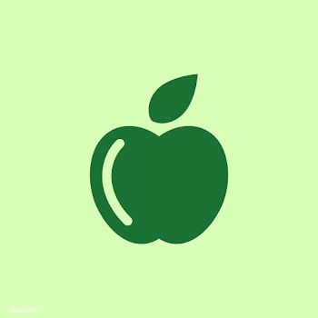 Green colored apple logo vector | Free stock vector - 487181