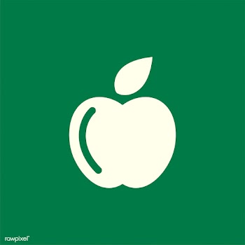 Green colored apple logo vector | Free stock vector - 487182