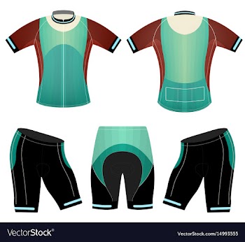 Green colors sports t-shirt vector image