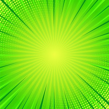 Green comics pop art background Free Vector