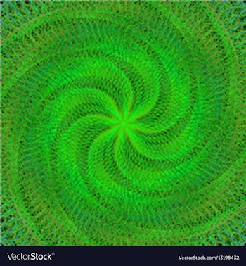 Green computer generated digital design background vector image