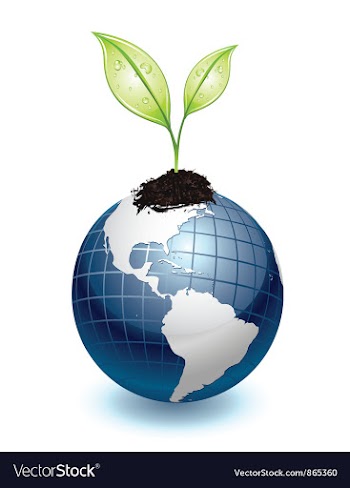 Green concept vector image