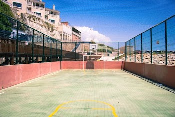 green concrete court